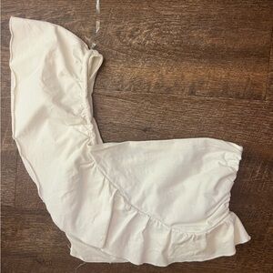 White one shoulder blouse